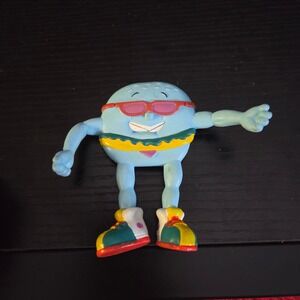 Vintage Jack in the Box Meal Toy Bendy Jumbo Jack Blue Sunglasses Sneakers